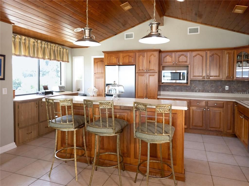 Interior, Kitchen, Pendant Lights, Wooden Ceilings