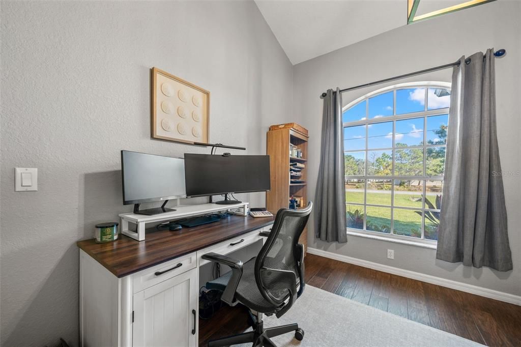 Home Office, Interior, Wood Texture Flooring