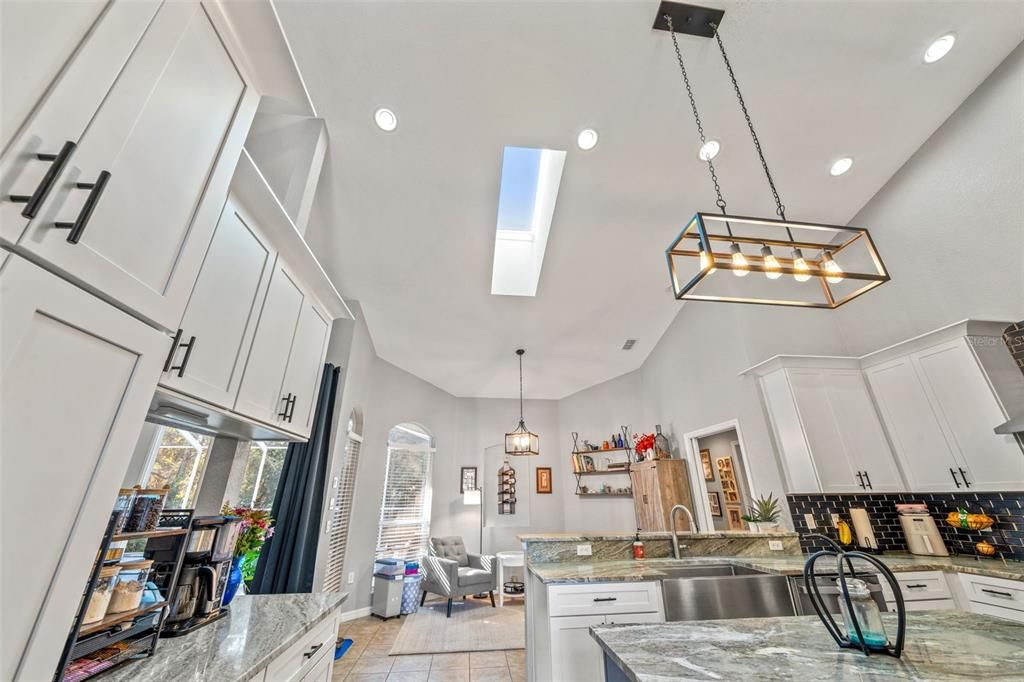Interior, Kitchen, Pendant Lights, Recessed Lighting