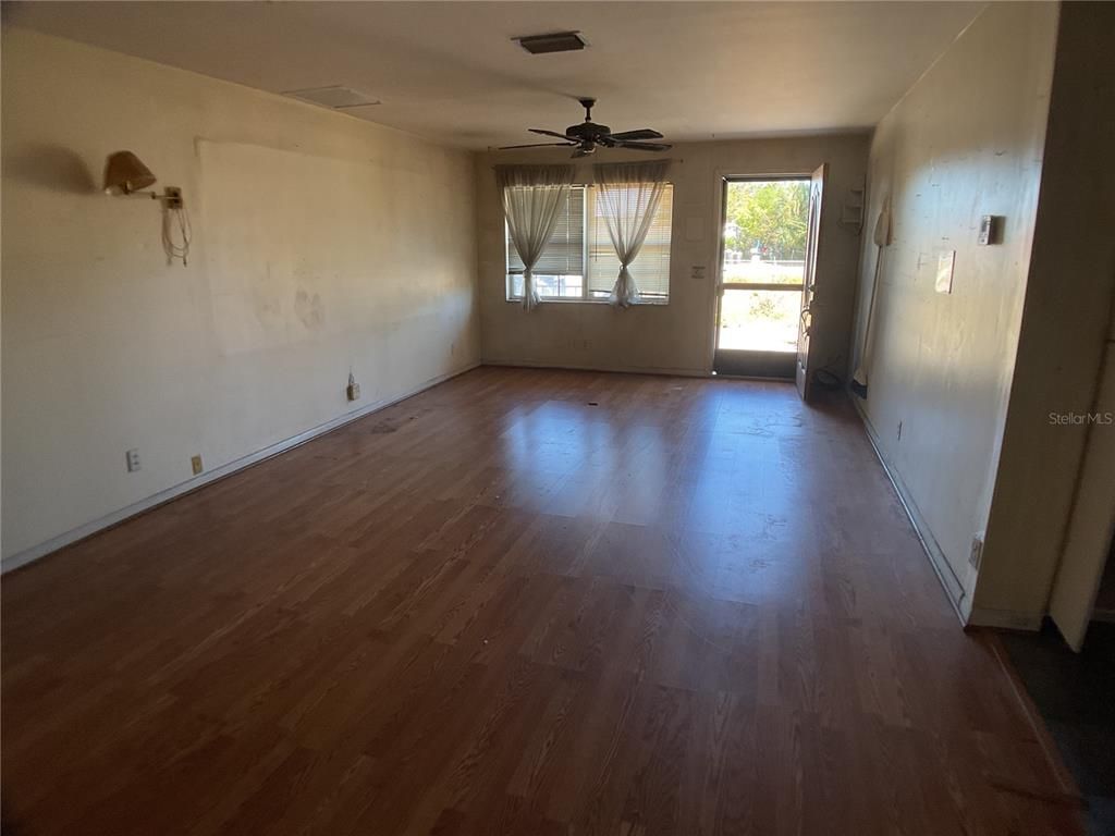 Empty room, Interior, Wood Texture Flooring