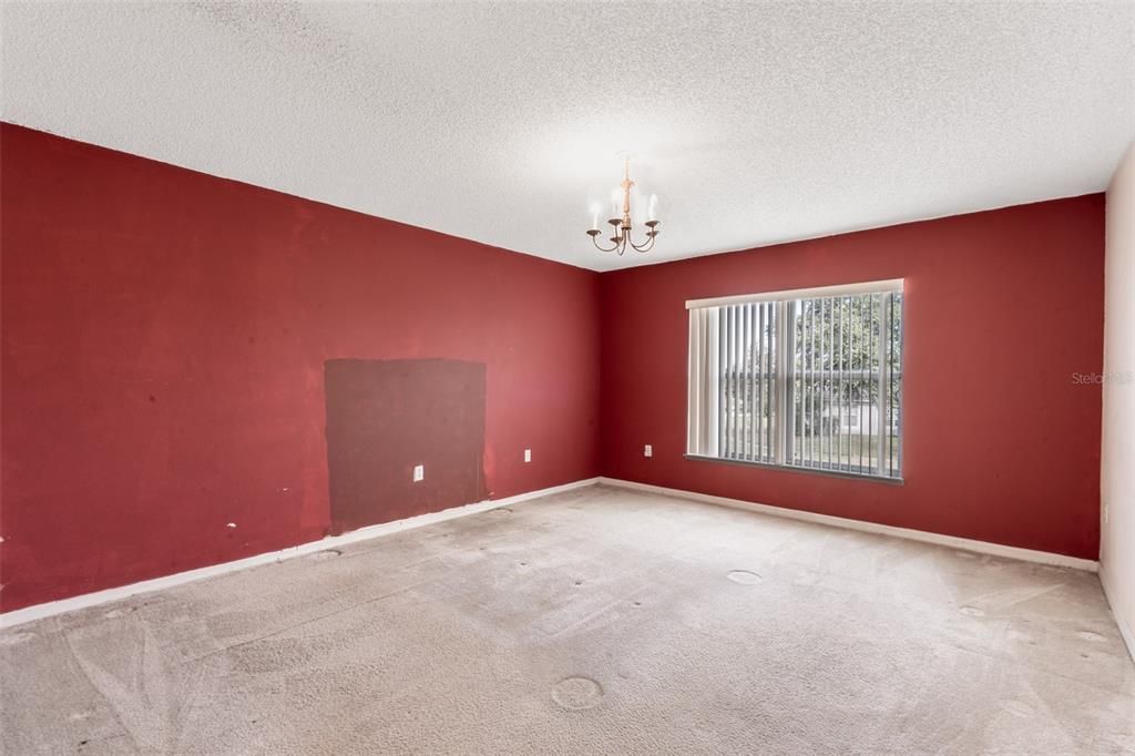 Chandelier, Empty room, Interior