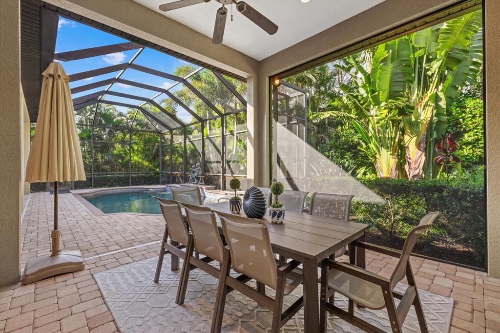 Dining room, Glass Ceilings, Interior, Pool, Sun Room