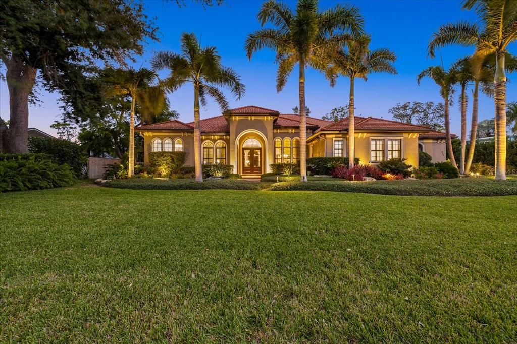 Backyard, Exterior, Facade, Mediterranean