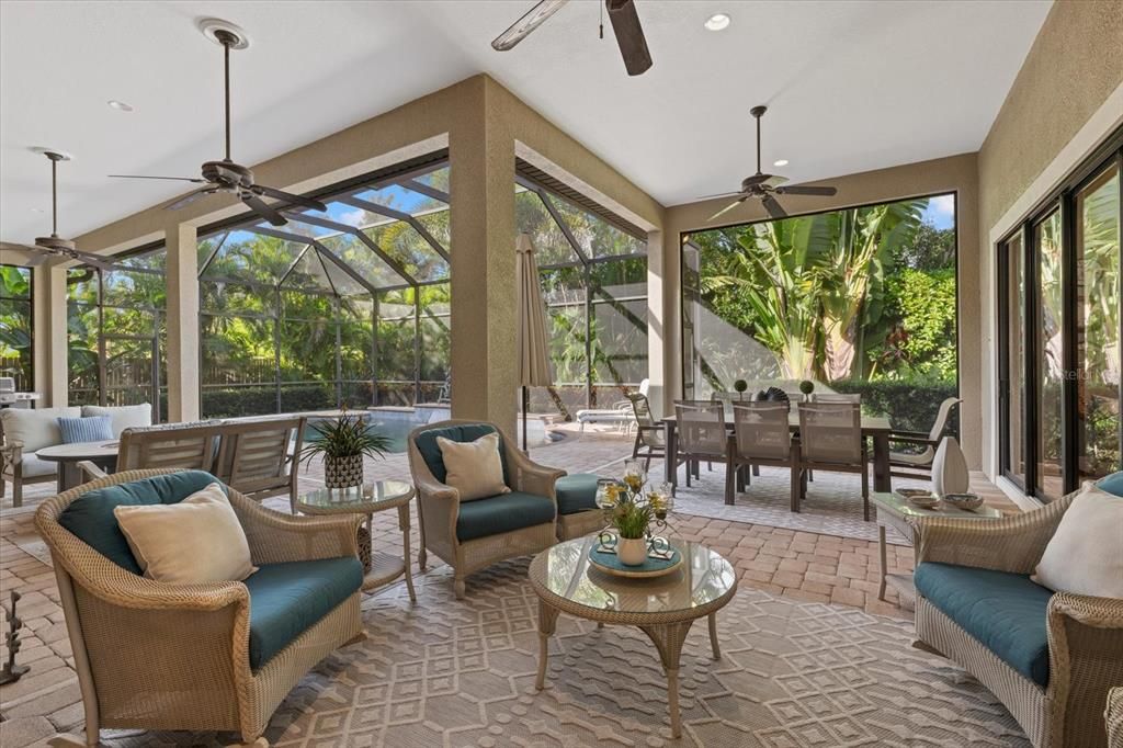 Dining room, Glass Ceilings, Interior, Recessed Lighting, Sun Room