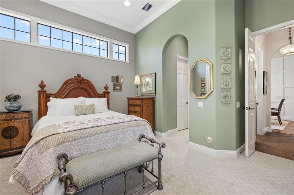 Bedroom, Interior, Pendant Lights, Recessed Lighting