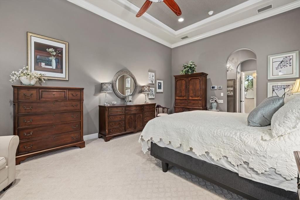 Bedroom, Interior, Recessed Lighting