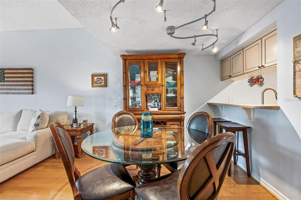 Dining room, Interior, Wood Texture Flooring