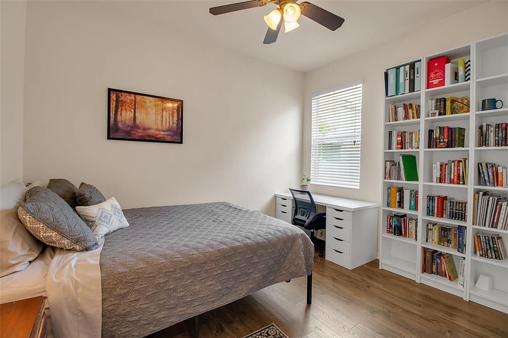 Bedroom, Home Office, Interior, Wood Texture Flooring
