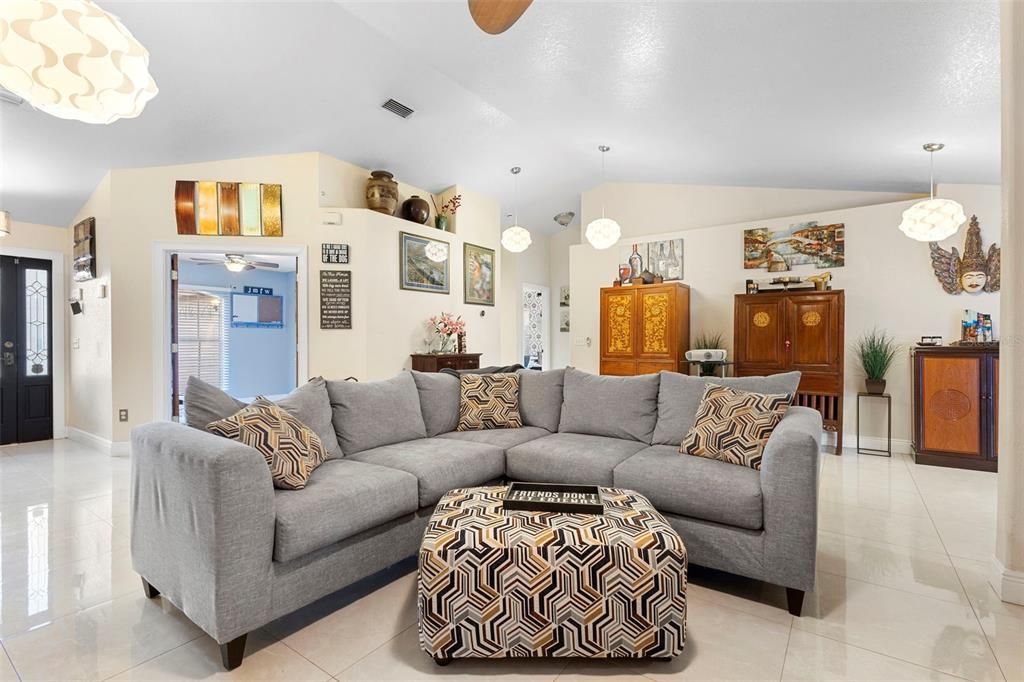 Interior, Living room, Pendant Lights