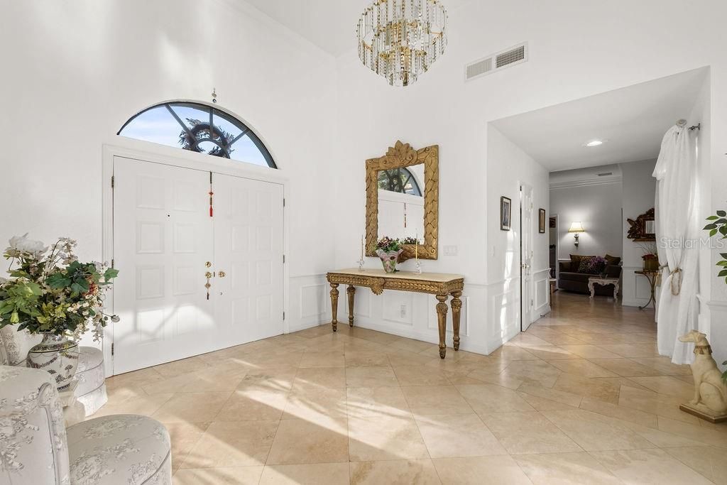 Chandelier, Interior, Recessed Lighting