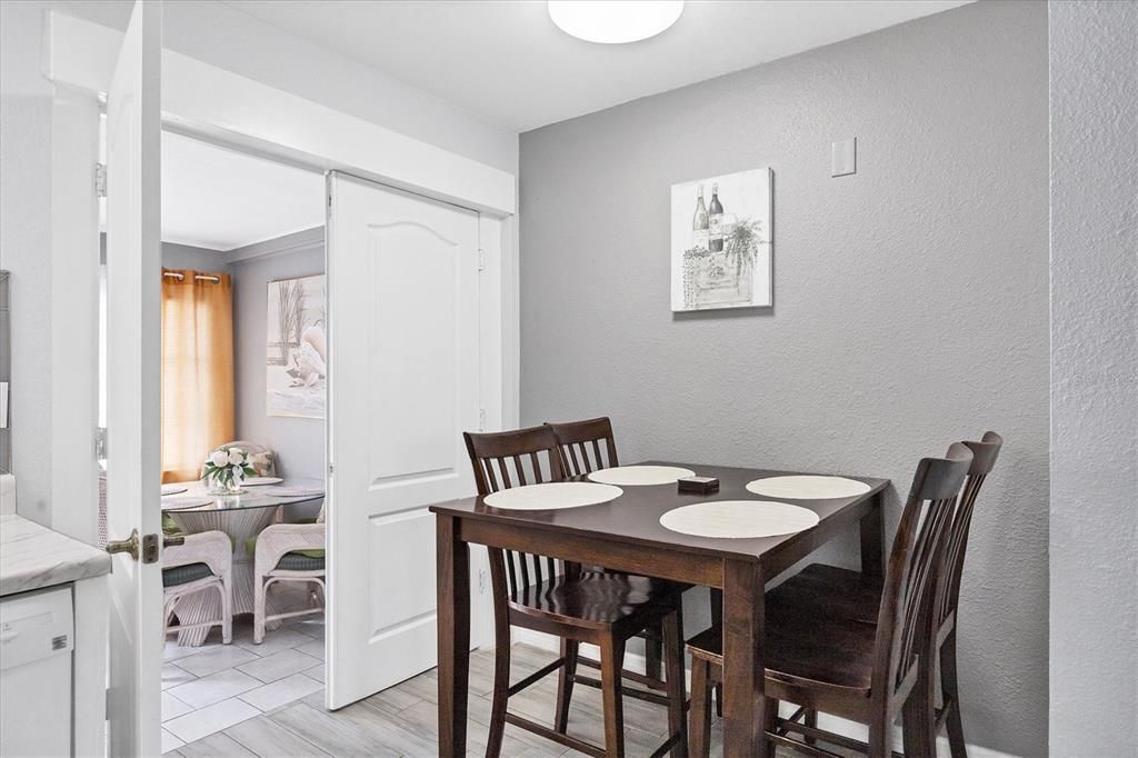 Dining room, Interior, Wood Texture Flooring