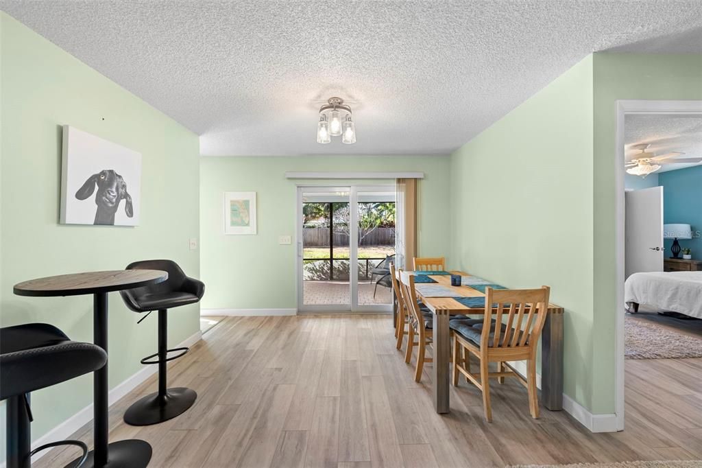 Bedroom, Dining room, Interior, Wood Texture Flooring