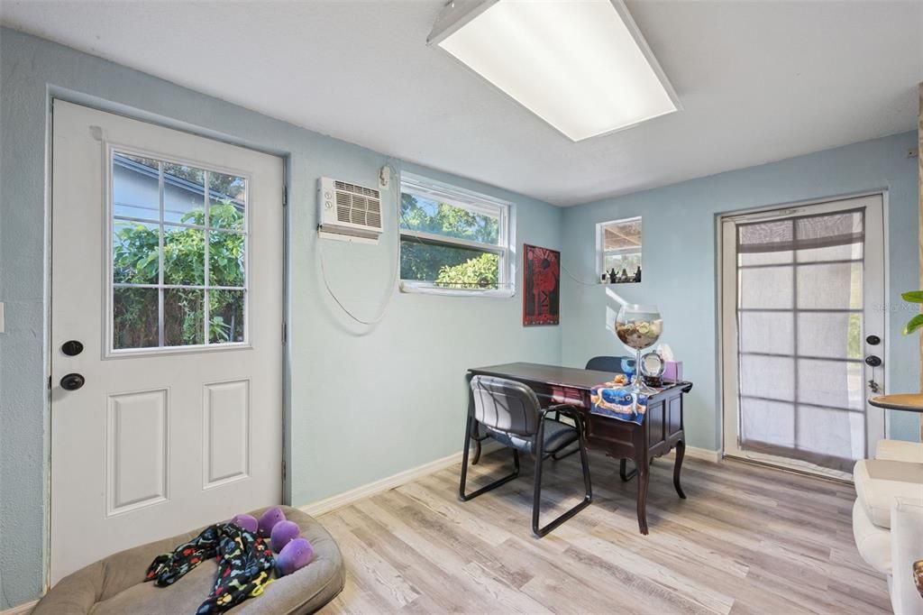 Home Office, Interior, Wood Texture Flooring