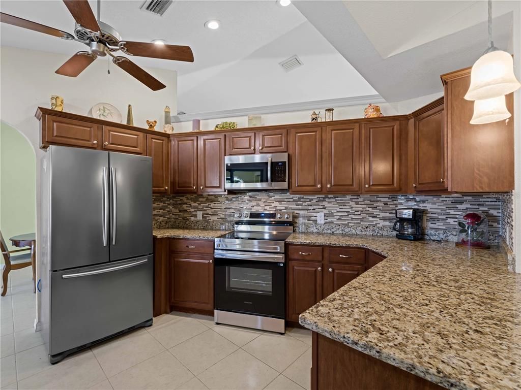 Interior, Kitchen, Recessed Lighting, Stainless Steel Appliances