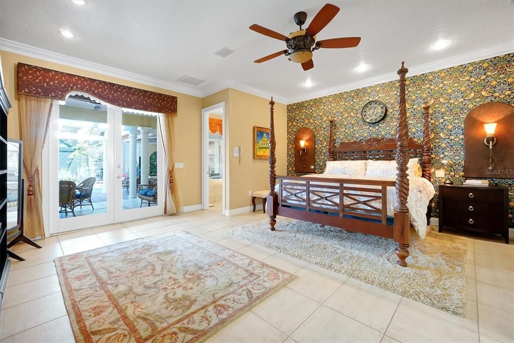 Bedroom, Interior, Recessed Lighting