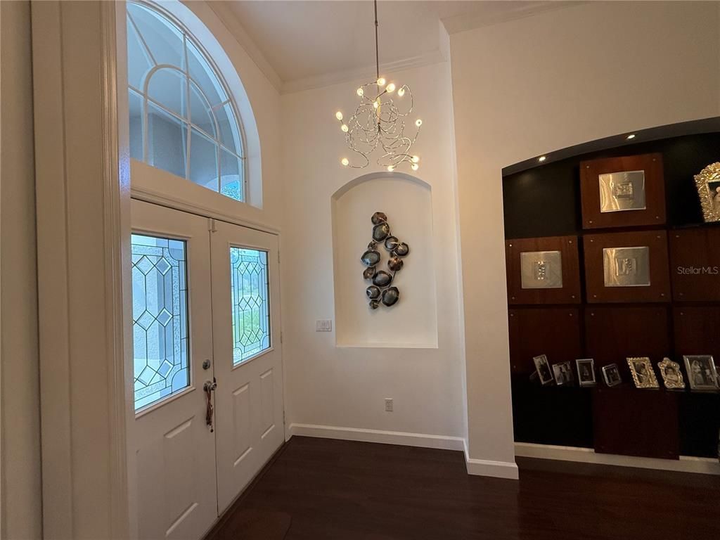 Chandelier, Interior, Pendant Lights, Wood Texture Flooring