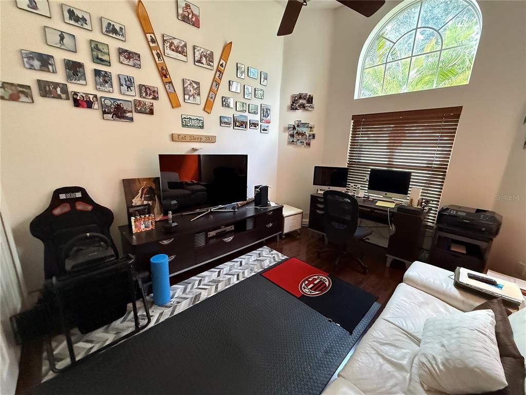 Home Office, Interior, Wood Texture Flooring