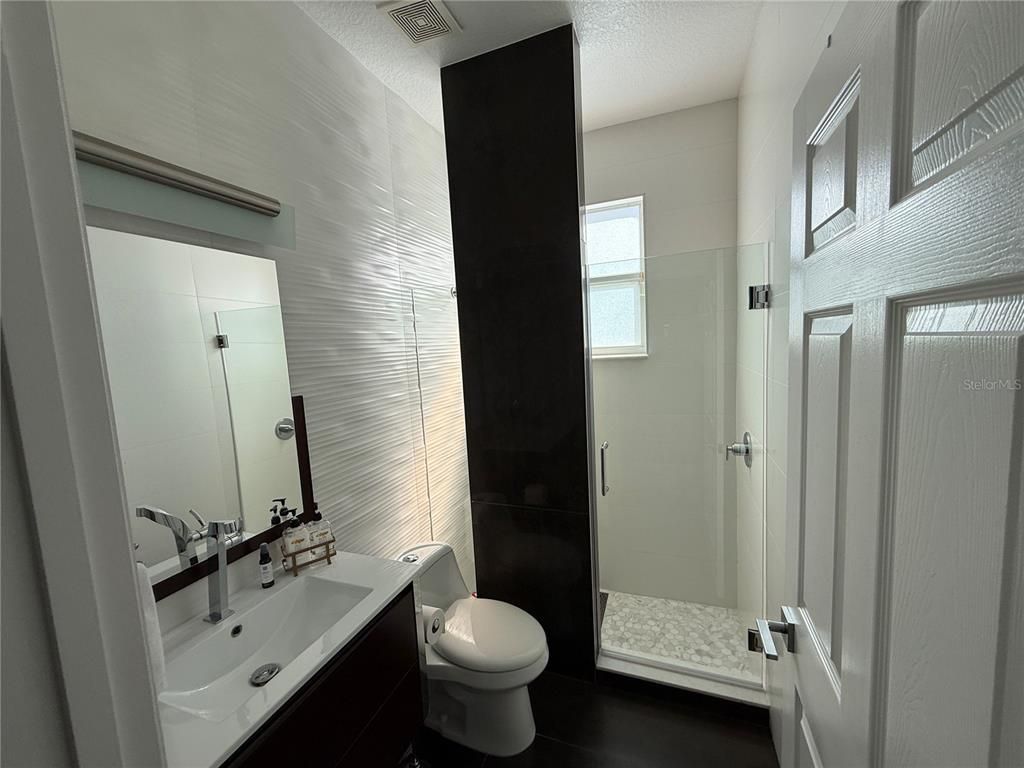 Bathroom, Glass Shower, Interior