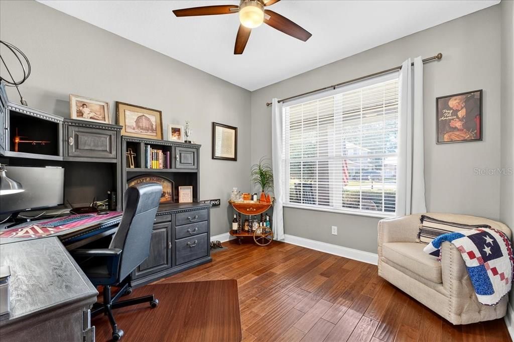 Home Office, Interior, Wood Texture Flooring