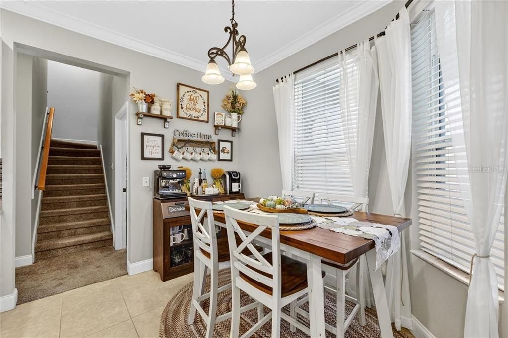 Dining room, Interior, Pendant Lights