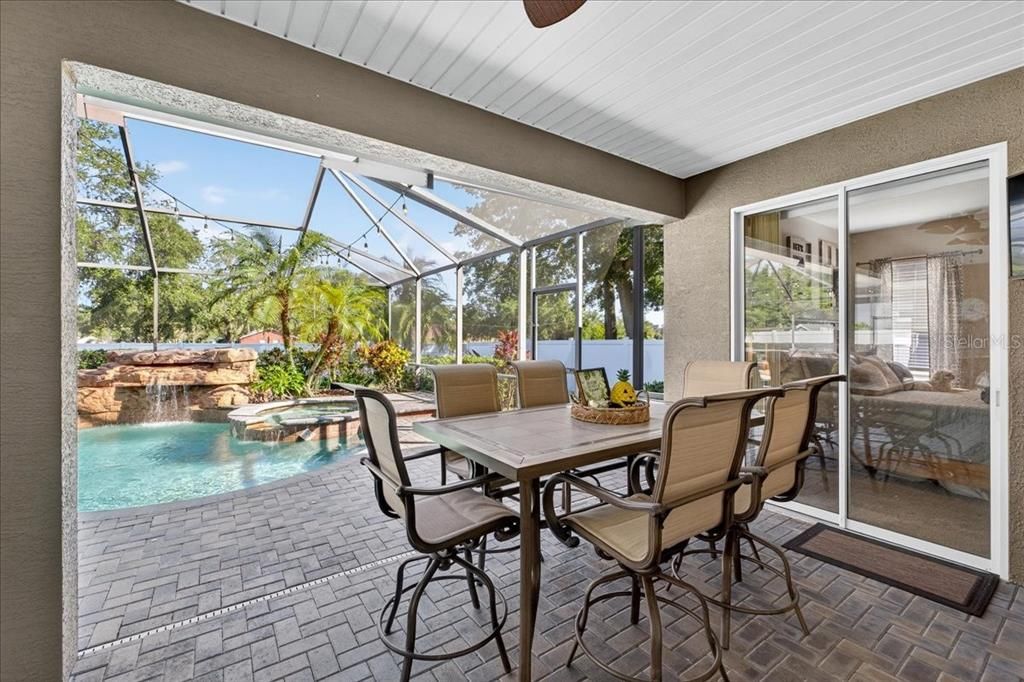 Dining room, Glass Ceilings, Interior, Pool, Sun Room