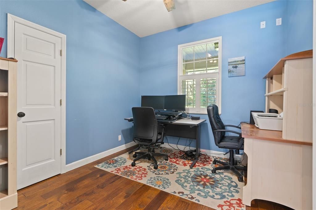 Home Office, Interior, Wood Texture Flooring