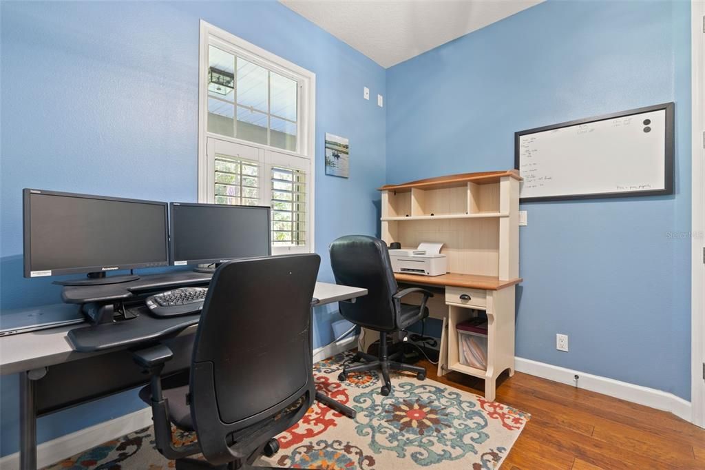 Home Office, Interior, Wood Texture Flooring