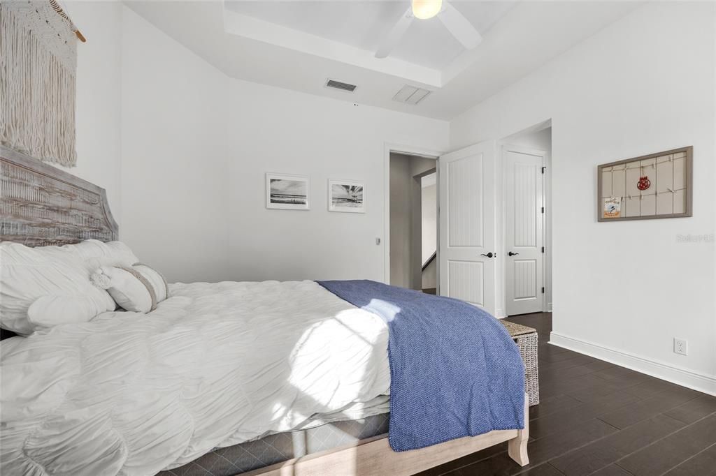 Bedroom, Interior, Wood Texture Flooring