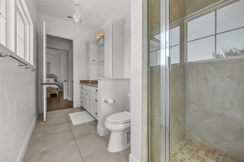 Bathroom, Glass Shower, Interior