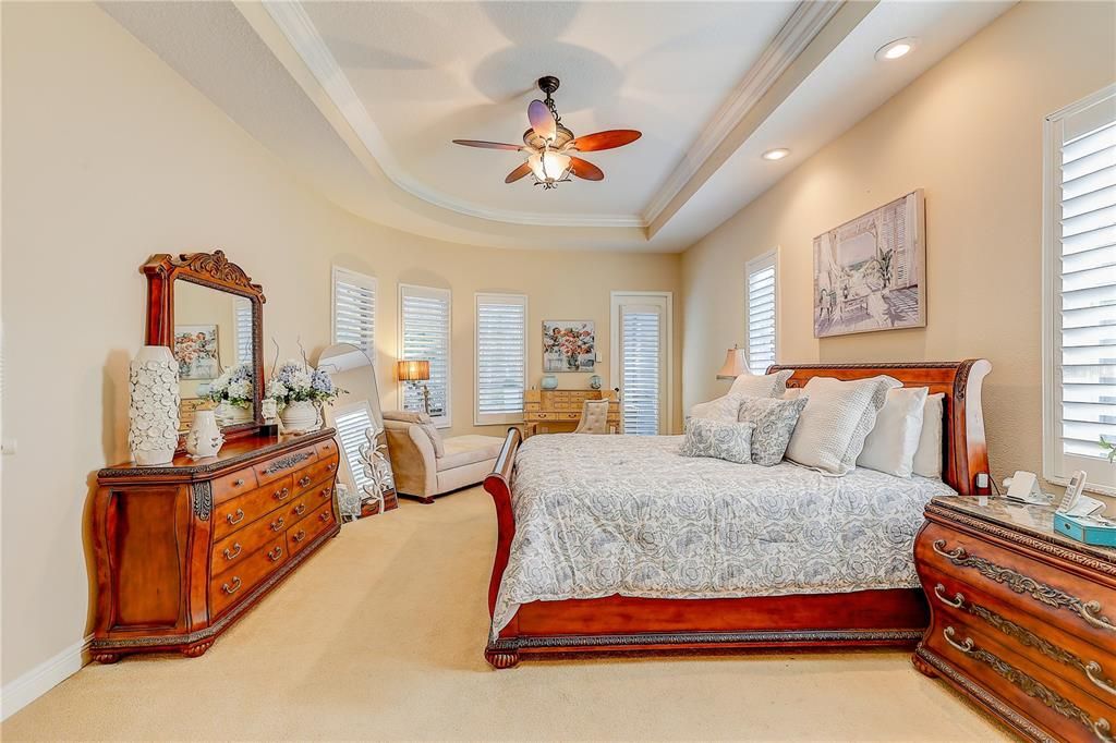 Bedroom, Interior, Recessed Lighting