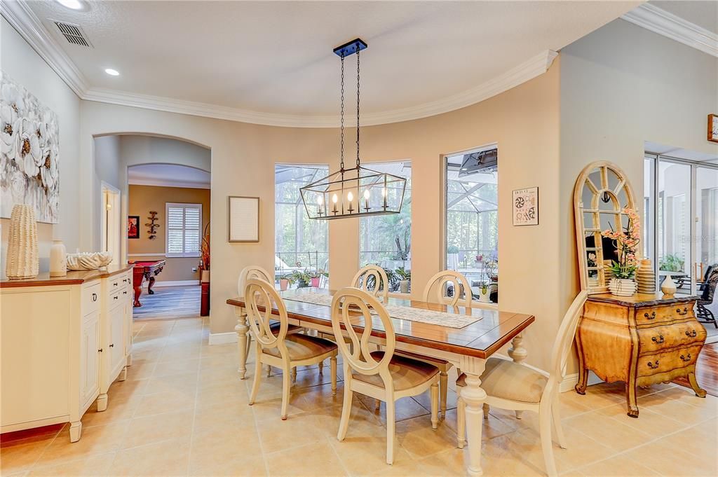 Chandelier, Dining room, Interior, Pendant Lights, Recessed Lighting