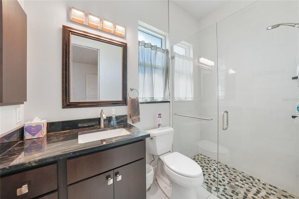 Bathroom, Glass Shower, Interior