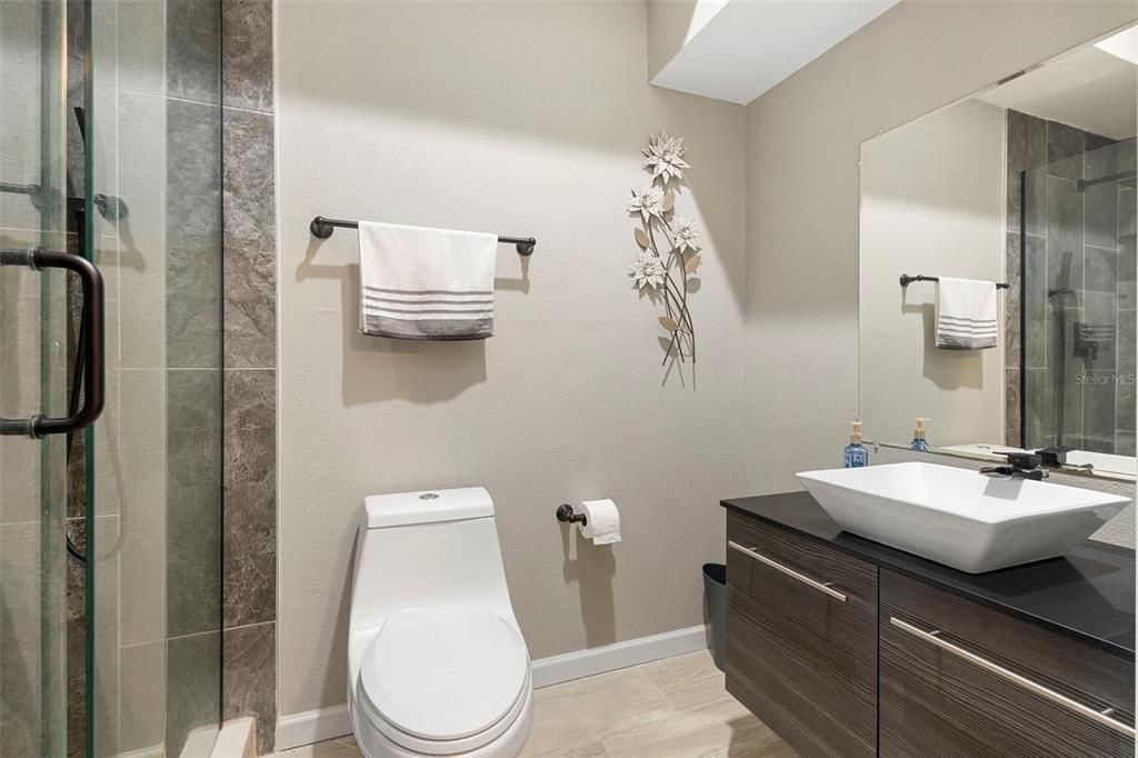 Bathroom, Glass Shower, Interior