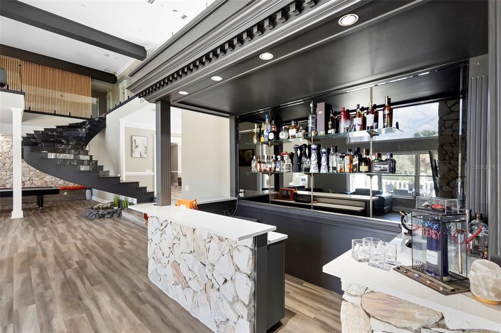 Interior, Recessed Lighting, Wood Texture Flooring