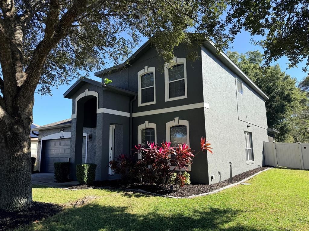 Attached, Backyard, Exterior, Facade, Farmhouse