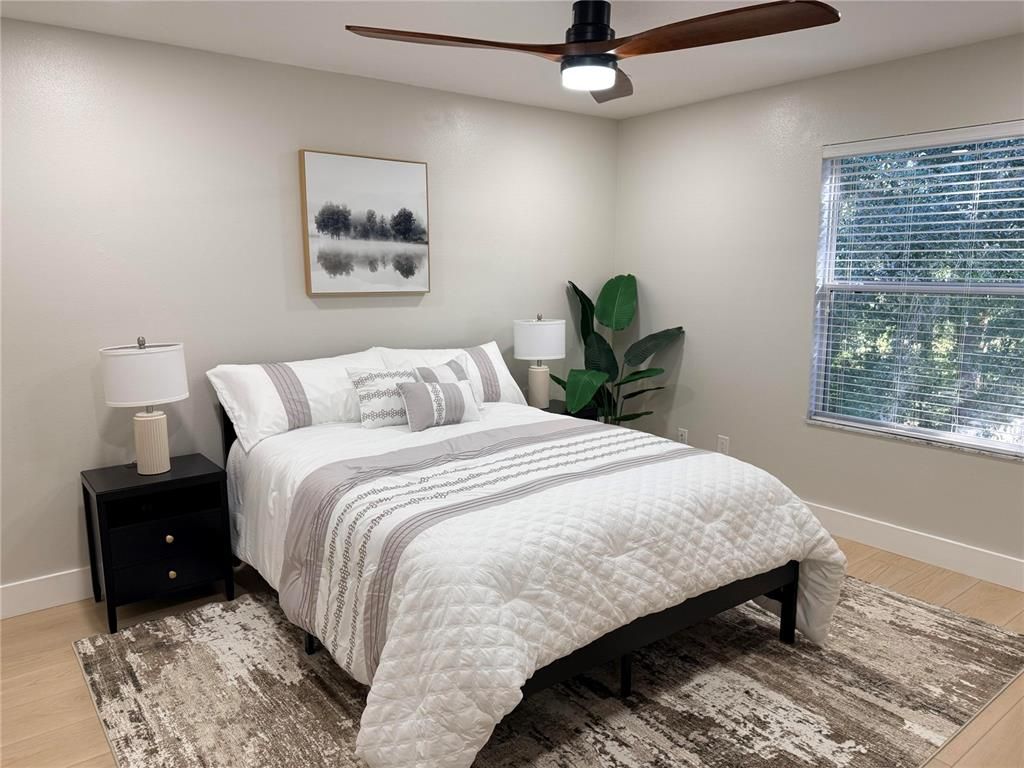 Bedroom, Interior, Wood Texture Flooring