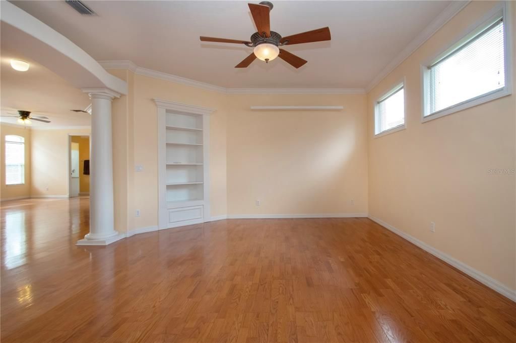 Empty room, Interior, Wood Texture Flooring