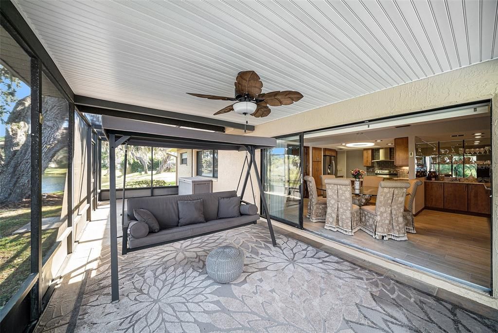 Interior, Kitchen, Living room, Recessed Lighting