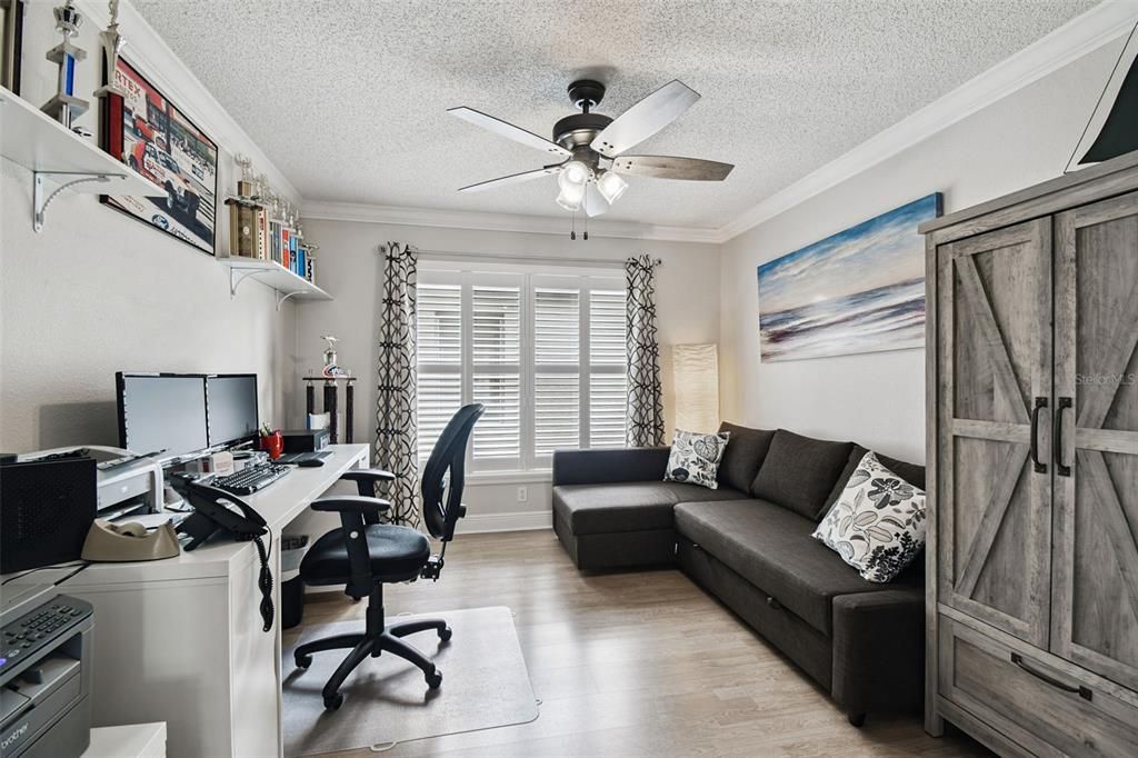 Home Office, Interior, Wood Texture Flooring