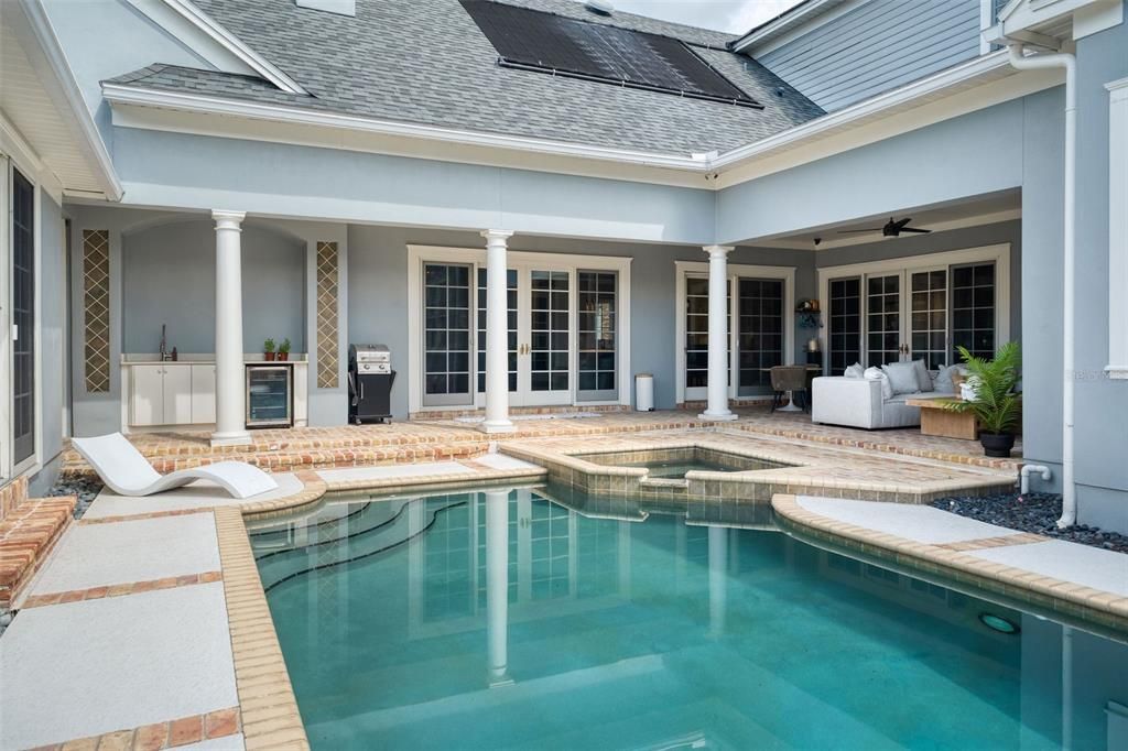 Exterior, Glass Ceilings, Interior, Pool, Sun Room
