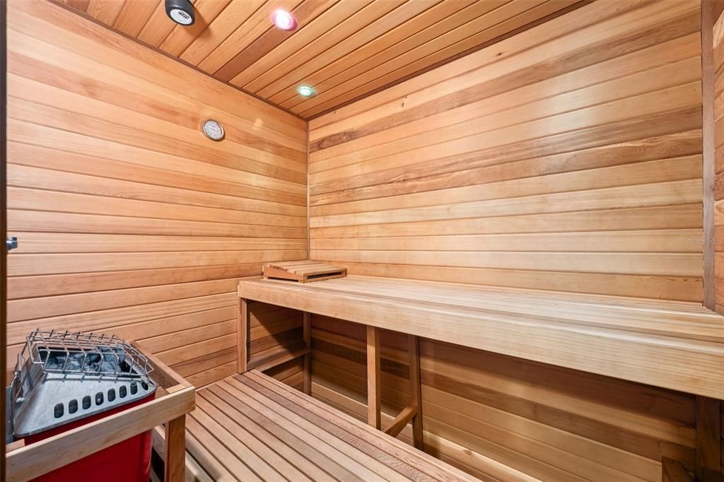 Interior, Sauna Room