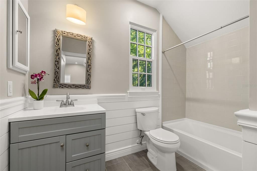 Bathroom, Interior, Wood Texture Flooring