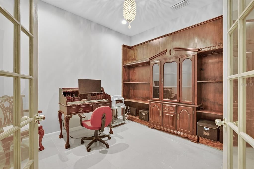 Home Office, Interior, Recessed Lighting