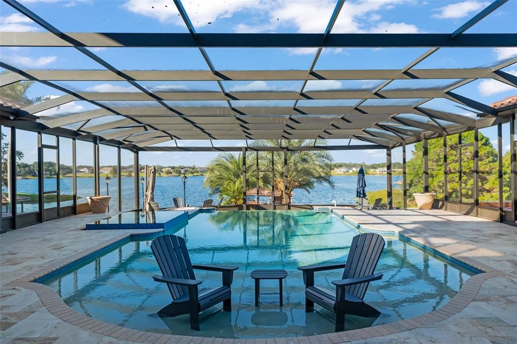 Glass Ceilings, Interior, Pool, Sun Room, Water