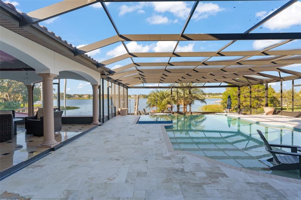 Glass Ceilings, Interior, Pool, Sun Room, Water