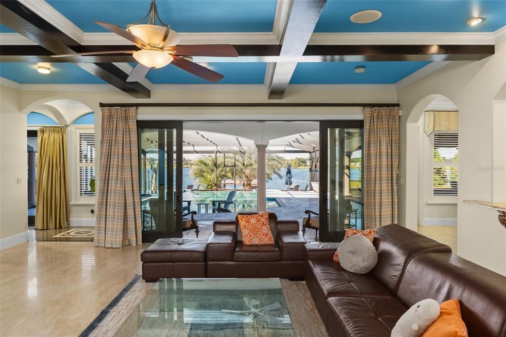 Interior, Living room, Recessed Lighting, Water