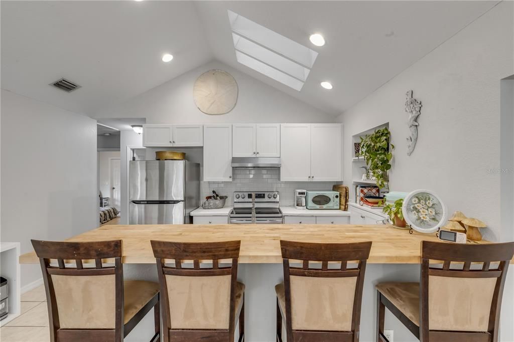 Interior, Kitchen, Recessed Lighting, Stainless Steel Appliances