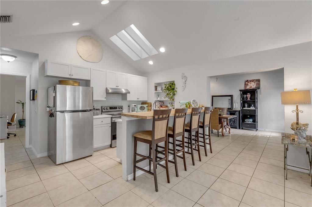 Interior, Kitchen, Recessed Lighting, Stainless Steel Appliances