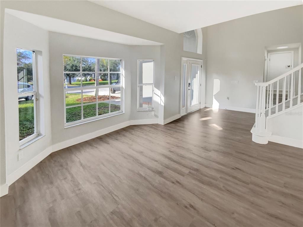 Empty room, Interior, Wood Texture Flooring