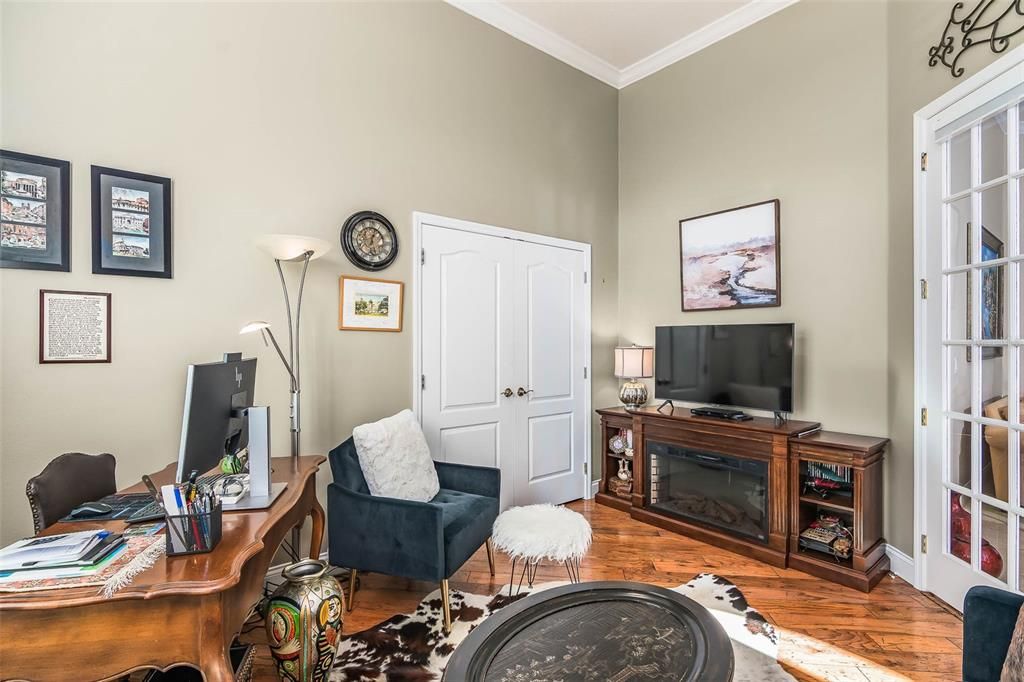 Home Office, Interior, Wood Texture Flooring